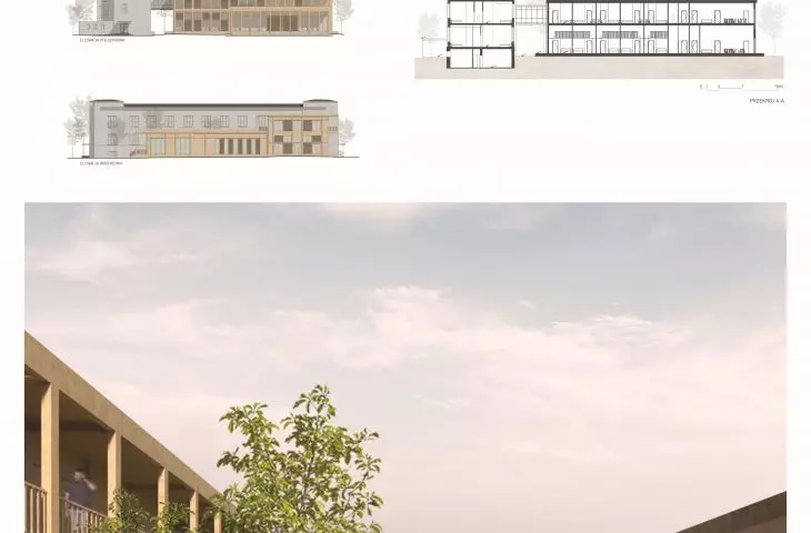 Adaptacja oraz rozbudowa budynku przy ulicy ks. Zdzisława Bernata w Poznaniu, należącego do Fundacji Pomocy Wzajemnej Barka, na ośrodek dla uchodźców