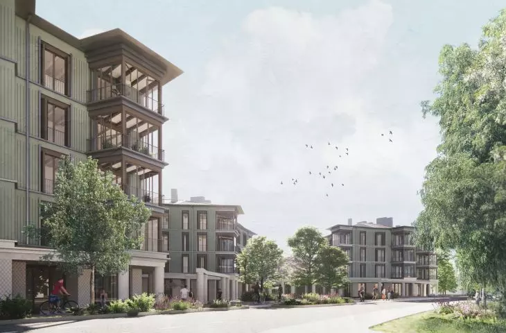 Porządkujące działania architektoniczne w chaotycznej zabudowie obrzeży miast. Projekt zespołu budynków mieszkalnych na Zawadach w Warszawie