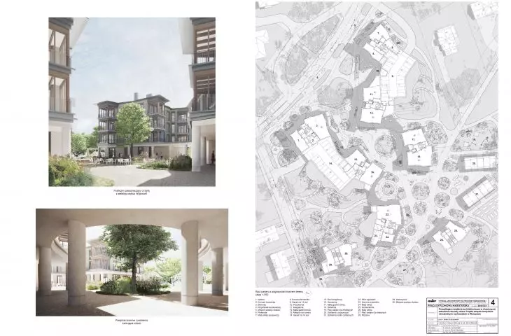 Porządkujące działania architektoniczne w chaotycznej zabudowie obrzeży miast. Projekt zespołu budynków mieszkalnych na Zawadach w Warszawie