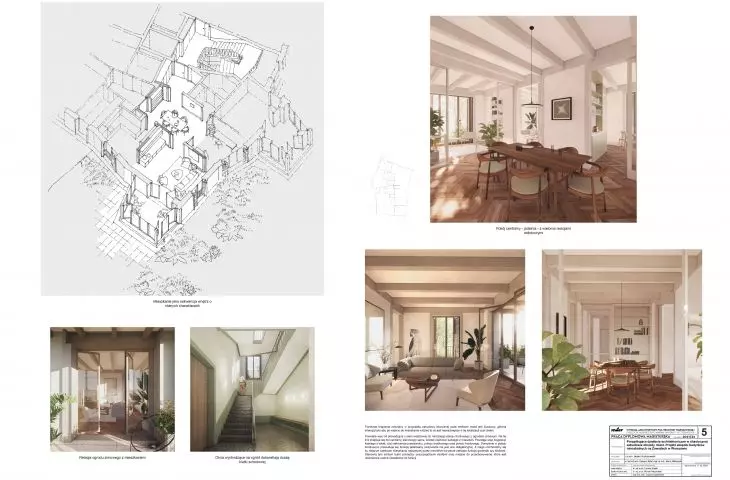 Porządkujące działania architektoniczne w chaotycznej zabudowie obrzeży miast. Projekt zespołu budynków mieszkalnych na Zawadach w Warszawie