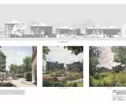 Porządkujące działania architektoniczne w chaotycznej zabudowie obrzeży miast. Projekt zespołu budynków mieszkalnych na Zawadach w Warszawie