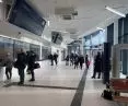 Waiting room and lobby of the new station