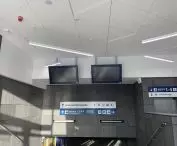 Kilka dni po otwarciu budynku nie wszystko jest jeszcze gotowe. Nie działają ekrany