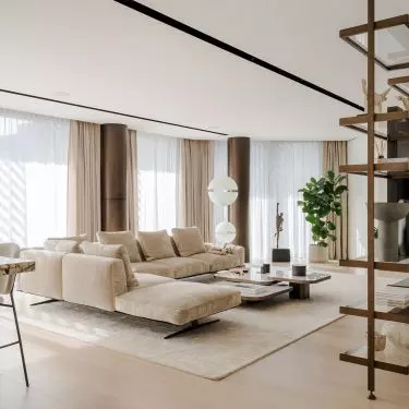 The real gem of the interior is the hand-woven silk carpet