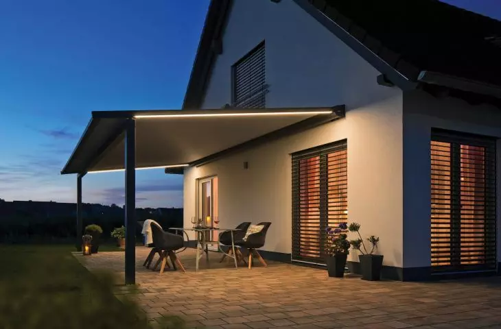 Pergola materiałowa Warema Perrea P60
