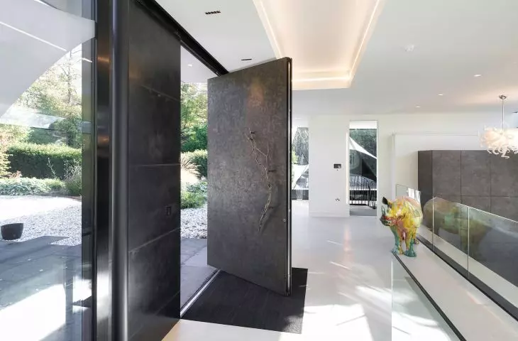 Exclusive aluminum entrance doors