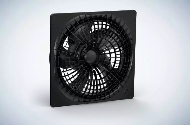 Figure 2: AxiEco Plug-In: as the pressure increases, the airflow changes only slightly. FlowGrid air intake grille, reduces airflow disturbances that cause noise 