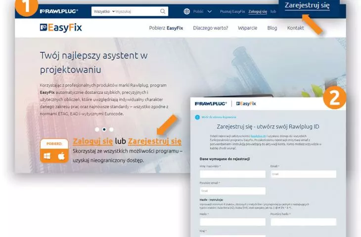 EasyFix – nowatorska aplikacja do projektowania zamocowań od Rawlplug