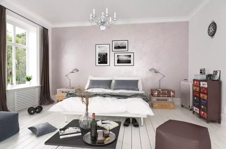 Francesco GUARDI collection paint with velvet effect - Capuccino color