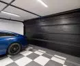 PRIME black edition gate provides an exclusive entrance and a unique garage interior