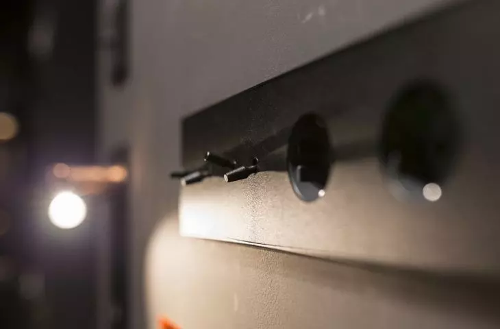frame with levers and 230V sockets - Lithoss switches