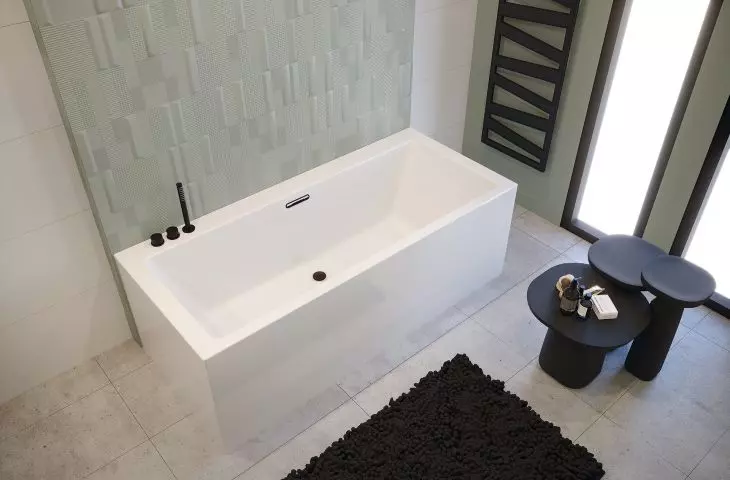 RETHINK CUBIC WALL PLUG&PLAY BACK2WALL bathtub