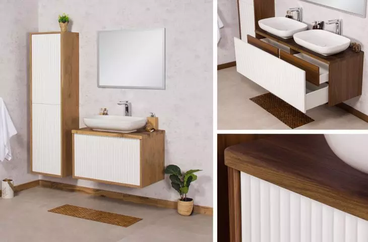 KOLEKCJA VENUS dąb naturalny / orzech