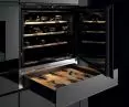 Franke, wine cooler and appliance drawer with accessories for serving different types of wine