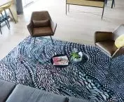 Individually printed carpet - hotel lobby 