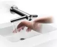 Dyson Airblade Wash+Dry. Wash and dry your hands at the sink with Airblade technology
