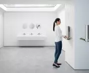 Dyson Airblade 9kJ. The fastest hygienic hand drying with HEPA-filtered air