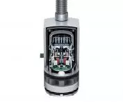 Dyson Airblade Wash+Dry. Fast and energy-friendly. Dries hands at 549 km/h with the Dyson V4 digital motor