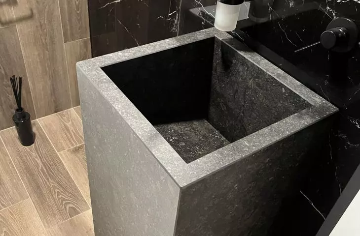 Umywalka wolnostojąca ze spieku kwarcowego CoverlamTop by Grespania