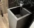 CoverlamTop quartz sintered freestanding washbasin by Grespania