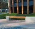 GAAG architectural concrete bench - urban space