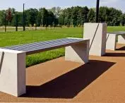 WISA deco series - street basket and backless benches