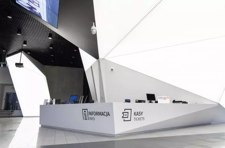 Wielkoformatowe sufity świetlne w Narodowym Centrum Kultury Filmowej