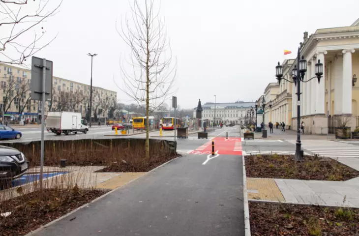 Realized fragment of the New Center concept - Bank Square