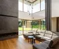 The trend is also to blend buildings into the landscape, using natural materials and nature-inspired colors