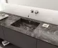 Foggia washbasin integrated with Corian® Cosmos Prima countertop