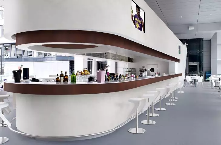 Floor - Altro Orchestra, Rw = 15 dB Bar - Altro Whiterock Wall Designs