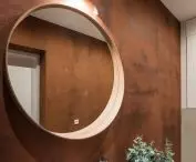 Flexible architectural concrete - Rawall (color: corten)