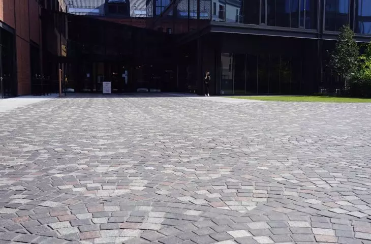 Split granite pavers, various colors