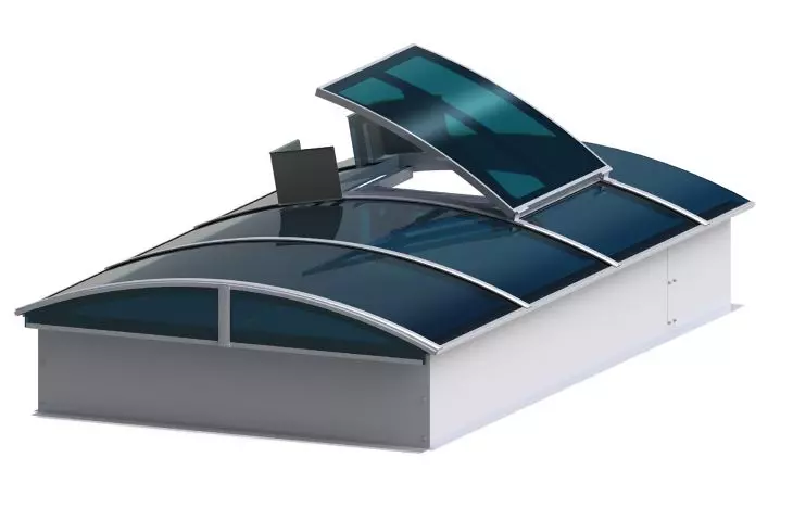 LIGHT BANDS WITH VENTILATION AND SMOKE REMOVAL FUNCTION
