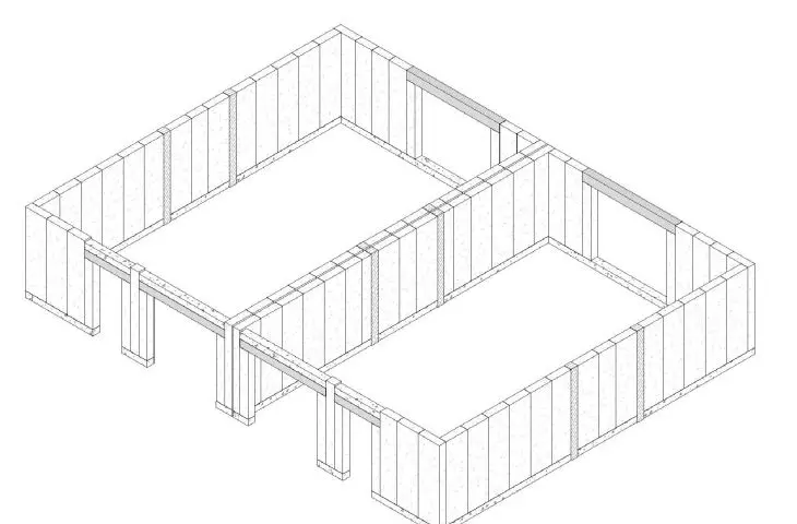 The building structure of Ytong Panel SWE wall panels is developed by the BIM design department of Xella Polska.