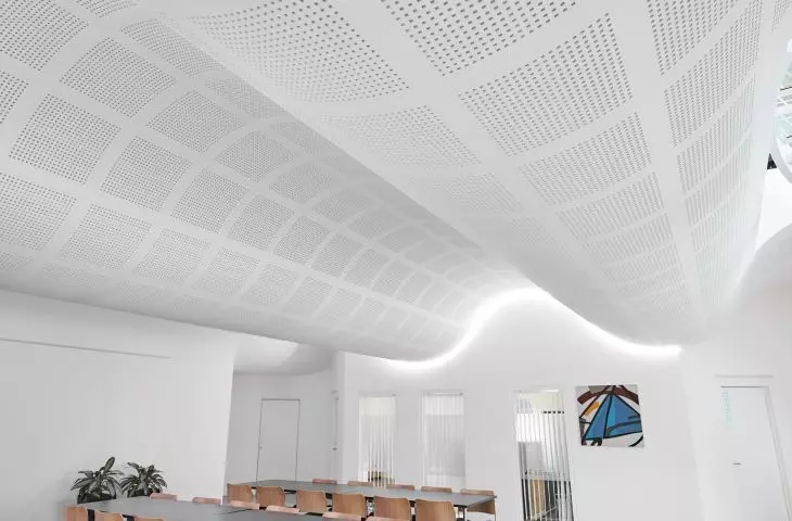 Gyptone BIG Curve - sound absorbing bending boards