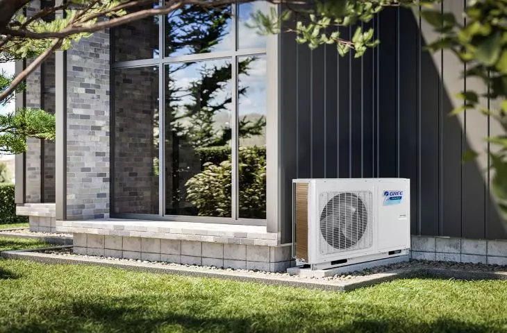 Versati Monoblok heat pumps are equipped with factory-fitted peak heaters