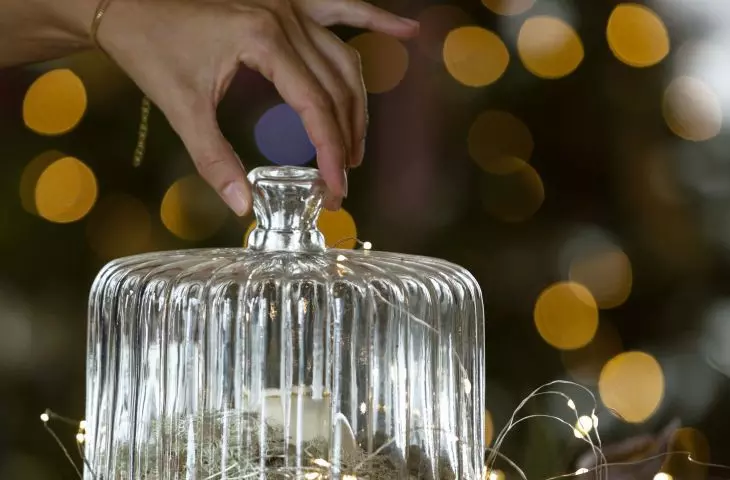 In the interior you will find many Christmas decorations