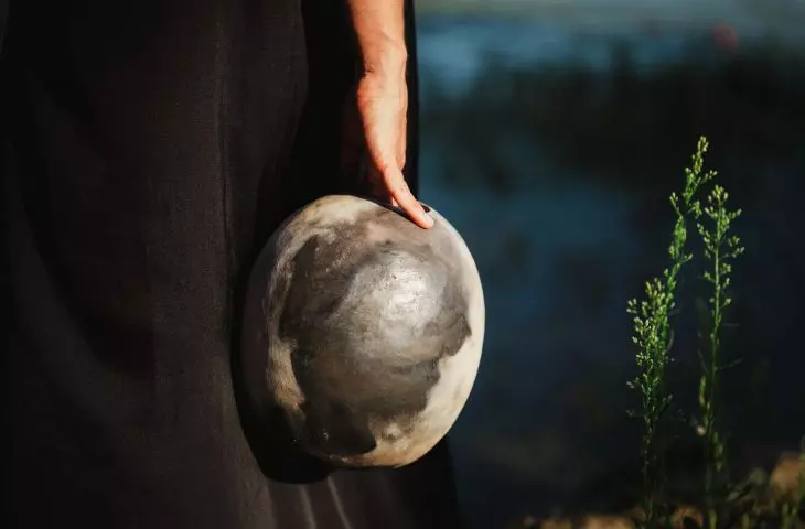 Object from the series Celestial Bodies, Moon Ball III