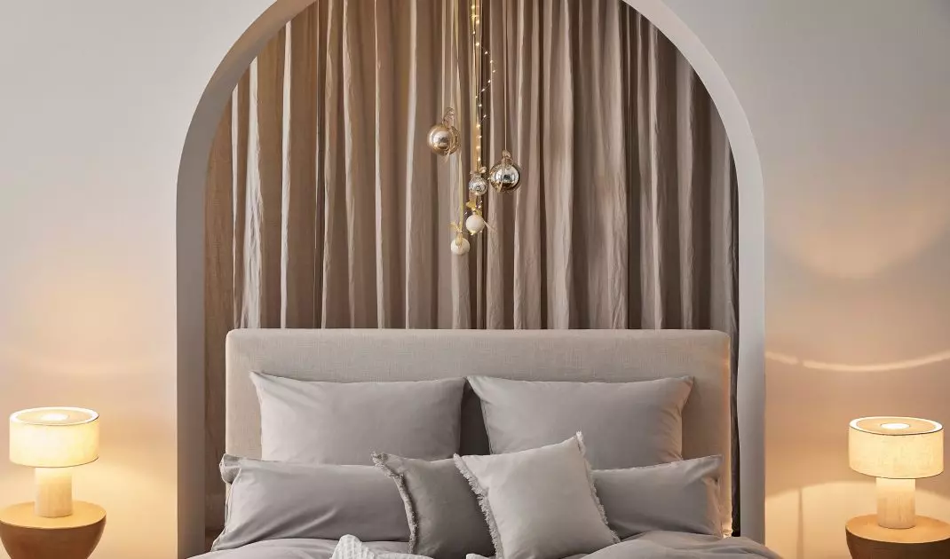 Use baubles to create unusual decorations
