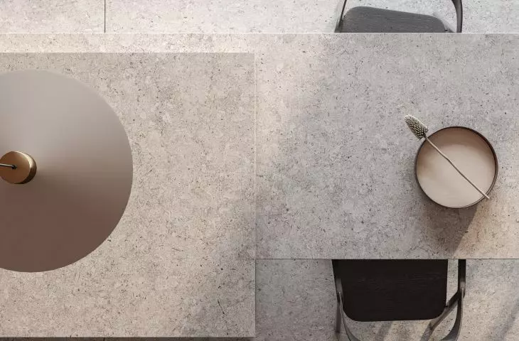 Kuchnia, blaty, okładziny podłogowe – materiał Dekton Pietra Kode