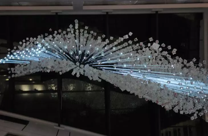 Night effect of fiber optics