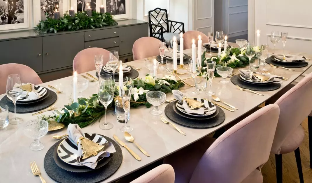 Christmas is the perfect opportunity to bring a little luxury inside