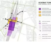 Concept for the new Poznan Central Railway Station, December 2023.