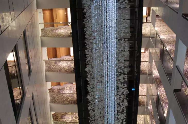Hotel Hilton Gdańsk – nocny efekt 