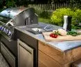 Kitchen Outdoor Space with Oasis Grill Napoleon