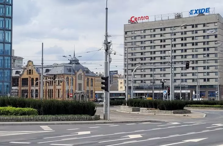Jowita Student House, Poznań (designed by Witold Milewski, Zygmunt Skupniewicz, realized: 1965)
