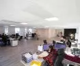 Suspended ceiling with textile anemostats