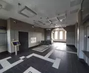 Wnętrze dworca w Pucku po przebudowie