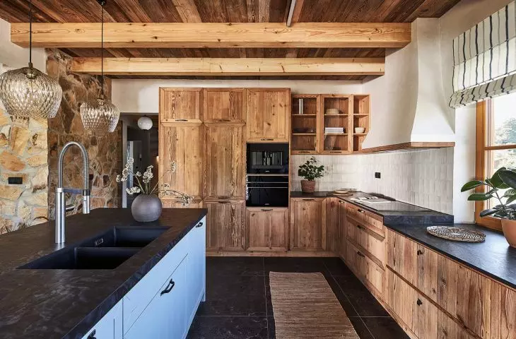 The wood used for the development comes from demolition